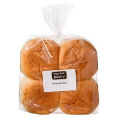 White Hambuger Buns